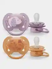Пустышка Philips Avent Ultra soft, с футляром, 6-18 месяцев, 2 штуки