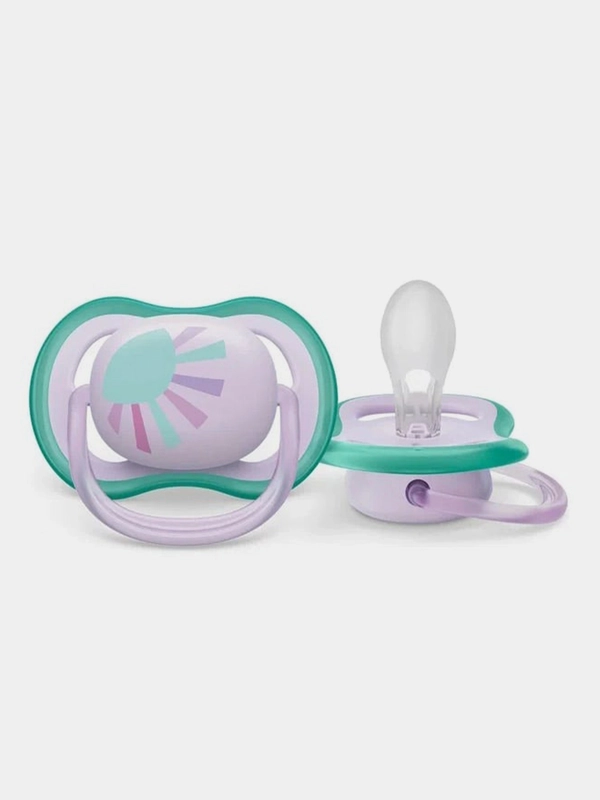 Пустышка Philips Avent Ultra air, 0-6 месяцев, с футляром для хранения и стерилизации