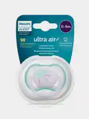 Пустышка Philips Avent Ultra air, 0-6 месяцев, с футляром для хранения и стерилизации