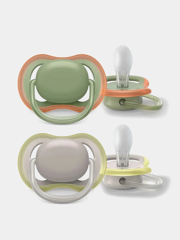 Пустышка Philips Avent Ultra air, 6-18 месяцев, 2 штуки
