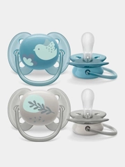 Пустышка Philips Avent Ultra soft, 6-18 месяцев, 2 штуки
