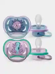 Пустышка Philips Avent Ultra air, 6-18 месяцев, 2 штуки