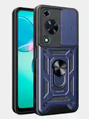 Темно-синий чехол противоударный armors для Huawei Nova Y72 / Хуавей Нова У72 с защитой камеры