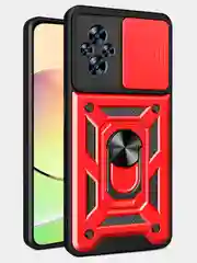 Красный чехол противоударный armors для Realme C67 4G / Реалми С67 4G с защитой камеры