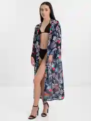 Угольный туника пляжная женская . Туника пляжная
