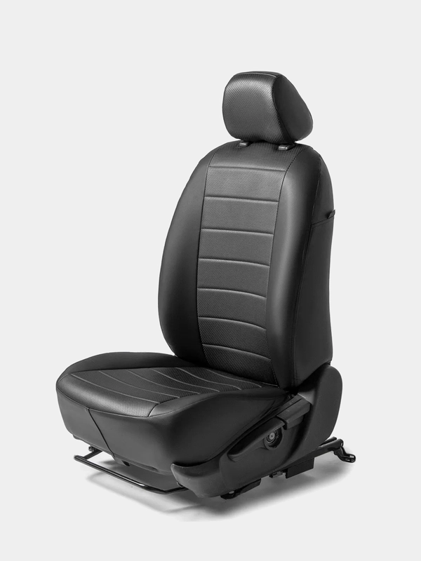 Чехлы Rival Строчка (зад. спинка цельная) Renault Logan I седан 2004-2015, SC.4707.1