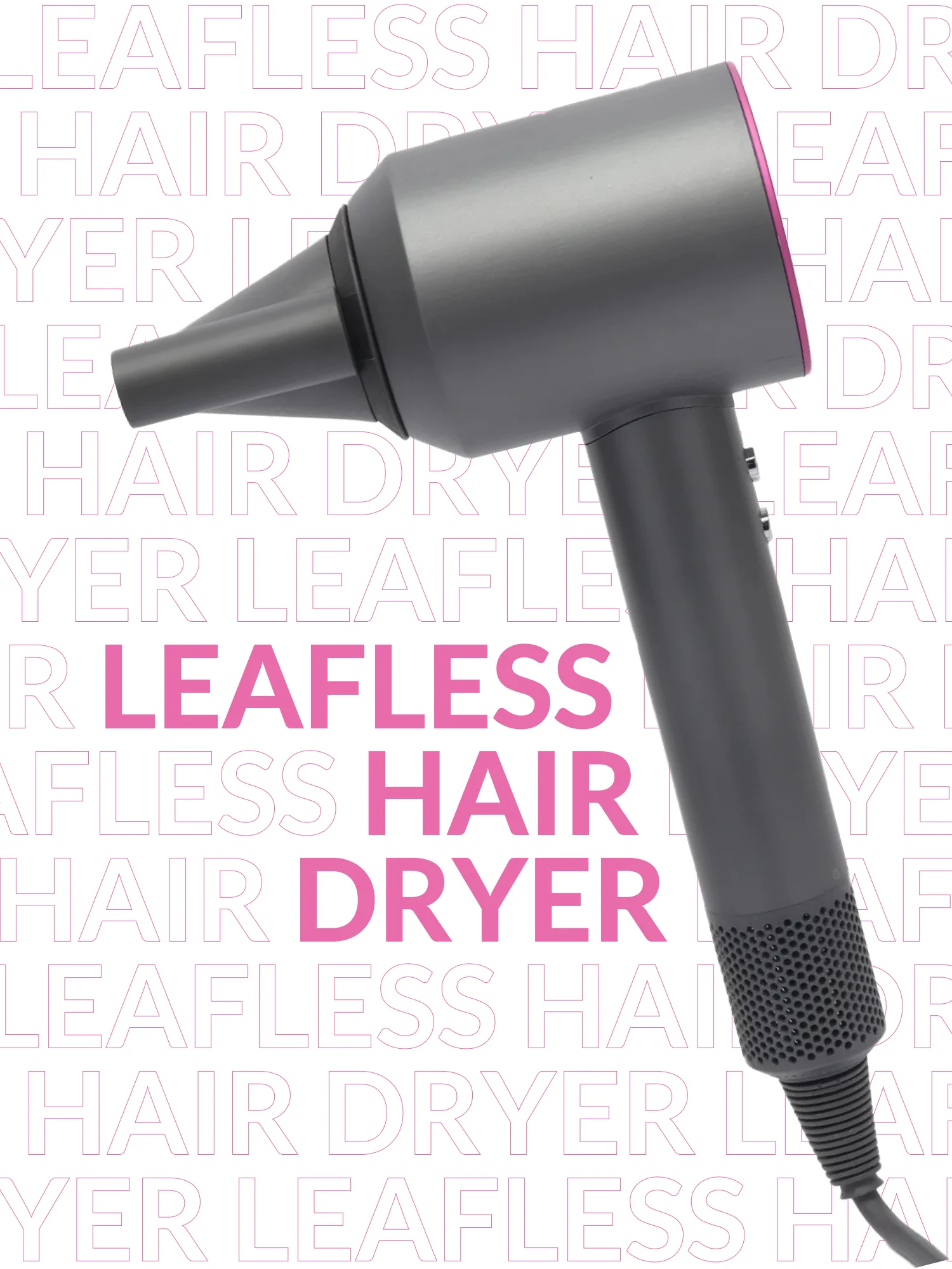 Фуксия фен Super Hair Dryer, для сушки и укладки волос, 5 в 1