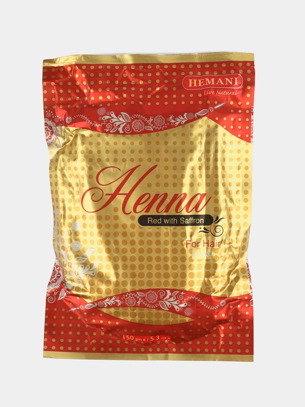 Hemani Красная хна с шафраном 150 гр
