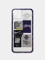 Угольный чехол на айфон 11 чехол с обьемный с принтом Чехол для iPhone 11 Чехол на iPhone 11