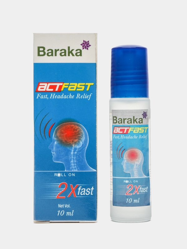 ActFast бальзам (ролик) против головной боли, Baraka, 10 мл
