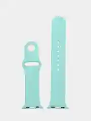 Бирюзовый силиконовый ремешок для Apple Watch 1, 2, 3, 4, 5, 6, 7, 8, 9, SE, SE 2, Ultra, Ultra 2