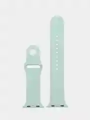 Мятный силиконовый ремешок для Apple Watch 1, 2, 3, 4, 5, 6, 7, 8, 9, SE, SE 2, Ultra, Ultra 2