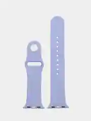 Сиреневый силиконовый ремешок для Apple Watch 1, 2, 3, 4, 5, 6, 7, 8, 9, SE, SE 2, Ultra, Ultra 2