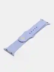 Сиреневый силиконовый ремешок для Apple Watch 1, 2, 3, 4, 5, 6, 7, 8, 9, SE, SE 2, Ultra, Ultra 2
