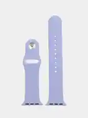 Сиреневый силиконовый ремешок для Apple Watch 1, 2, 3, 4, 5, 6, 7, 8, 9, SE, SE 2, Ultra, Ultra 2