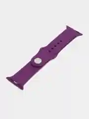 Фиолетовый силиконовый ремешок для Apple Watch 1, 2, 3, 4, 5, 6, 7, 8, 9, SE, SE 2, Ultra, Ultra 2