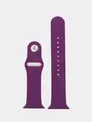 Фиолетовый силиконовый ремешок для Apple Watch 1, 2, 3, 4, 5, 6, 7, 8, 9, SE, SE 2, Ultra, Ultra 2