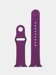 Фиолетовый силиконовый ремешок для Apple Watch 1, 2, 3, 4, 5, 6, 7, 8, 9, SE, SE 2, Ultra, Ultra 2