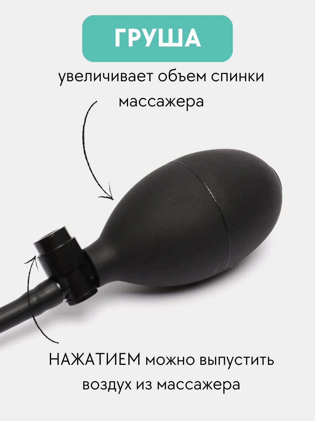 Массажер с вибрацией для всего тела, спины, шеи с пультом управления