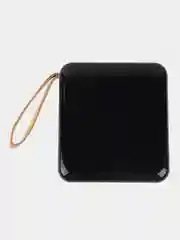 Белый powerbank со встроенными кабелями, Lightning, Type-C, фонарик, 20000 mAh