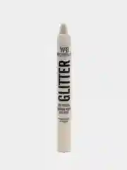 Карандаш глиттер GLITTER белый выдвижной с перламутром для глаз 3в1Подводка Хайлайтер Тени