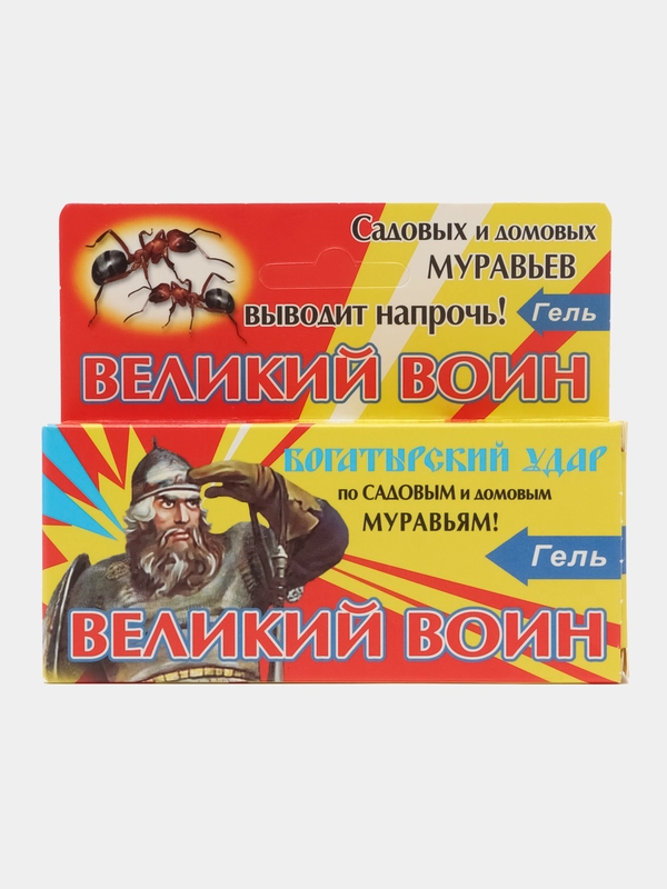 Гель-шприц "Великий воин" от садовых и домовых муравьев