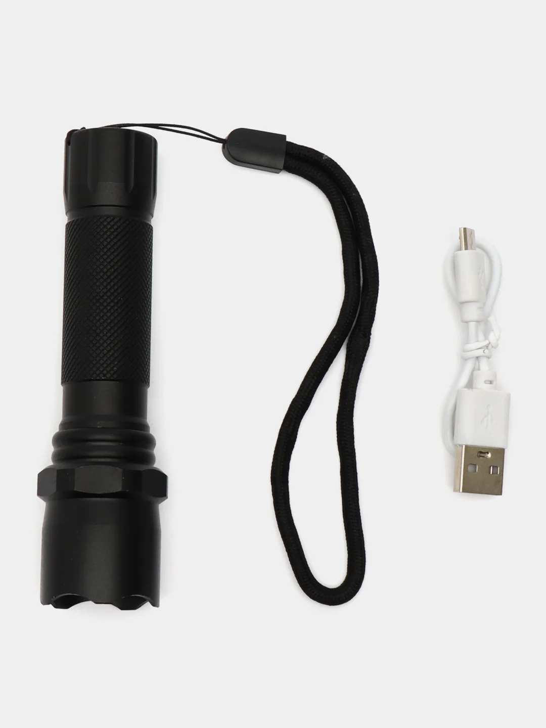 Фонарь ручной аккумуляторный "Мастер К", 1200 мАч, 3 режима, USB, 12 х 3 см