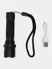 Фонарь ручной аккумуляторный "Мастер К", 1200 мАч, 3 режима, USB, 12 х 3 см