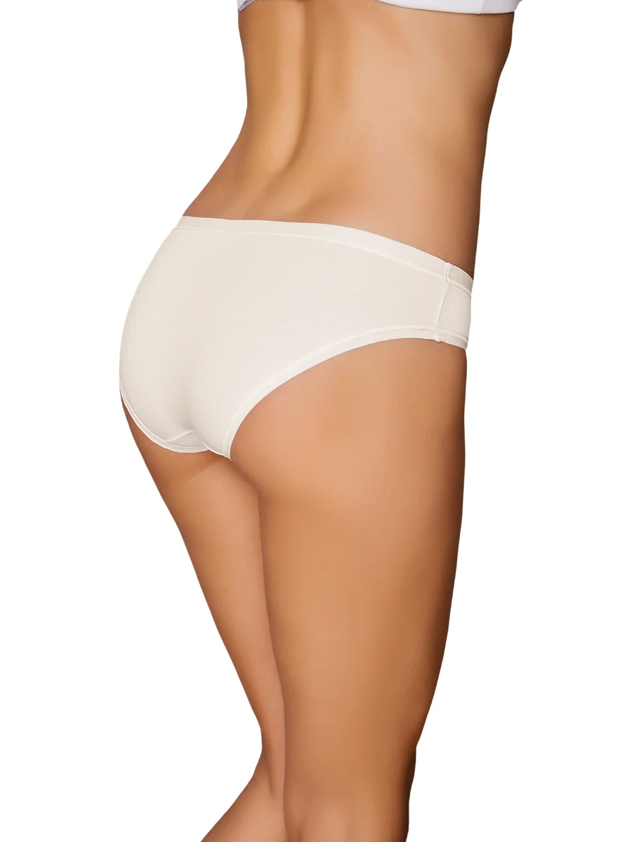 Трусы-слипы женские SISI SI5104 Slip цветные, хлопковые, набор 3 штуки