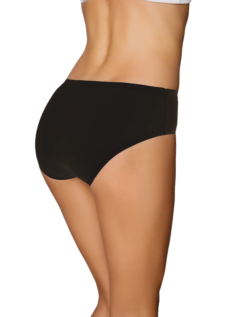 Трусы-слипы женские SISI SI5107 Slip (midi) , цветные, хлопковые, набор 3 штуки