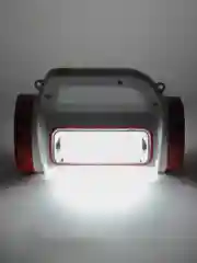 Фонарь кемпинговый аккумуляторный, 3+15 Вт, 2000 мАч, LED, USB, 5 режимов, солн. батарея