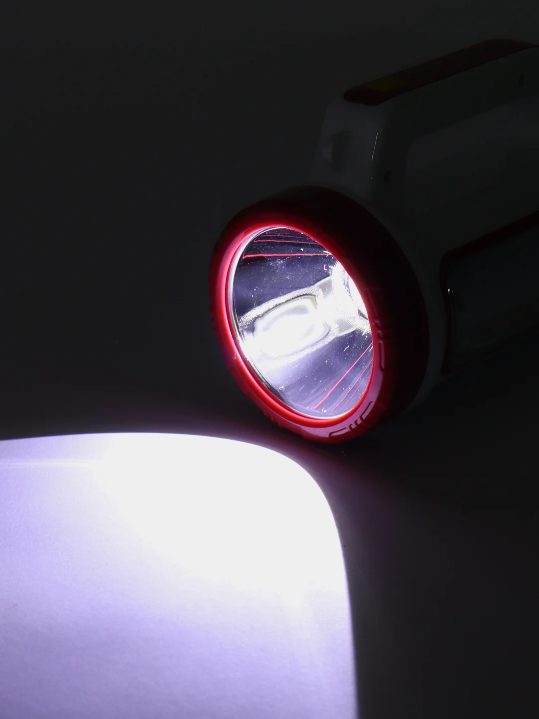 Фонарь кемпинговый аккумуляторный, 3+15 Вт, 2000 мАч, LED, USB, 5 режимов, солн. батарея