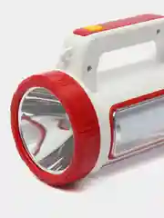 Фонарь кемпинговый аккумуляторный, 3+15 Вт, 2000 мАч, LED, USB, 5 режимов, солн. батарея