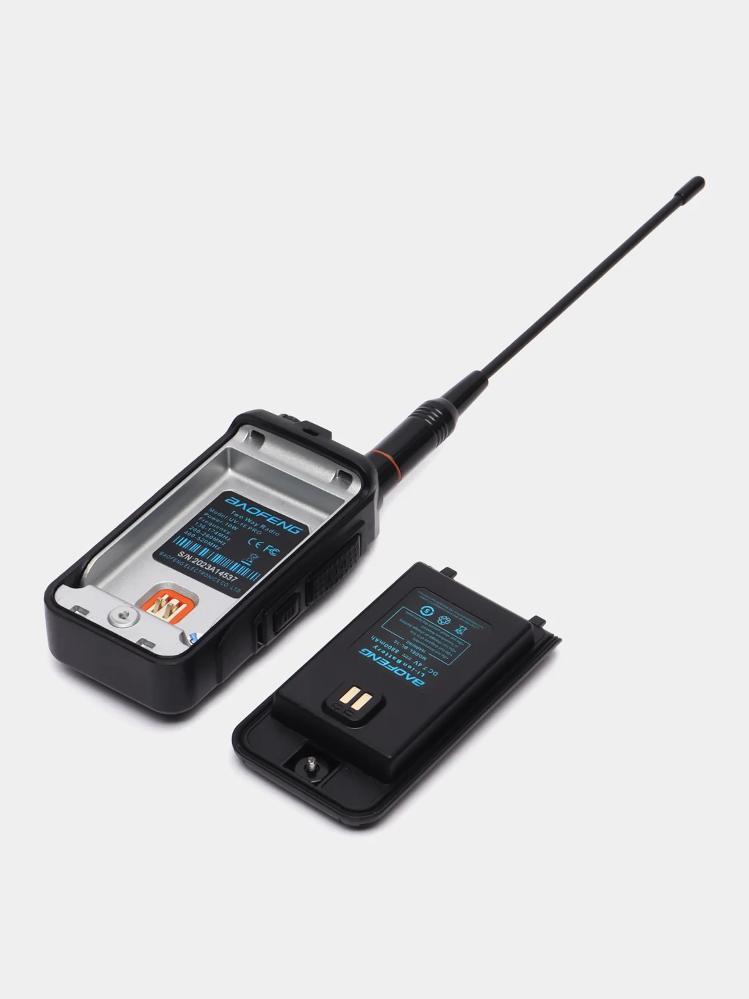 Черный рация Baofeng UV-16 Pro радиостанция портативная с зарядкой от usb Tupe-C