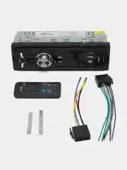 Алый автомагнитола  LD (2 RCA, USB, BT, AUX, SD, bluetooth)