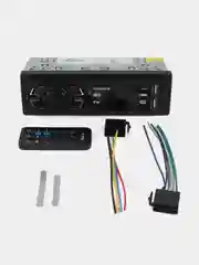 Алый автомагнитола  LD (2 RCA, USB, BT, AUX, SD, bluetooth)