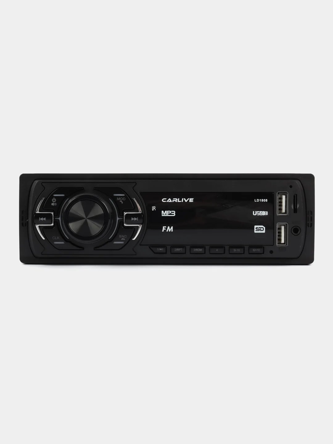Бордовый автомагнитола LD (2 RCA, USB, BT, AUX, SD, bluetooth)