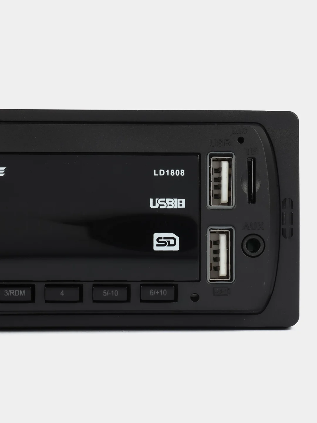 Алый автомагнитола LD (2 RCA, USB, BT, AUX, SD, bluetooth)