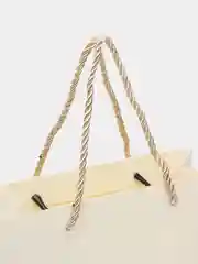 Белый подарочный пакет