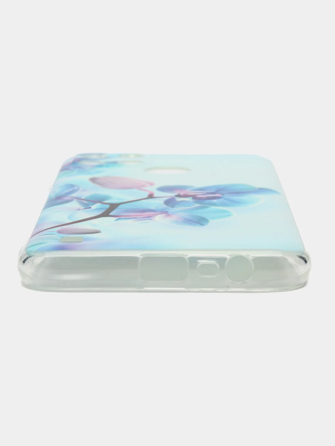 Лазурный чехол на Oppo Realme C21Y/C25Y / Реалми C21Y/C25Y прозрачный, с рисунком, защита камеры