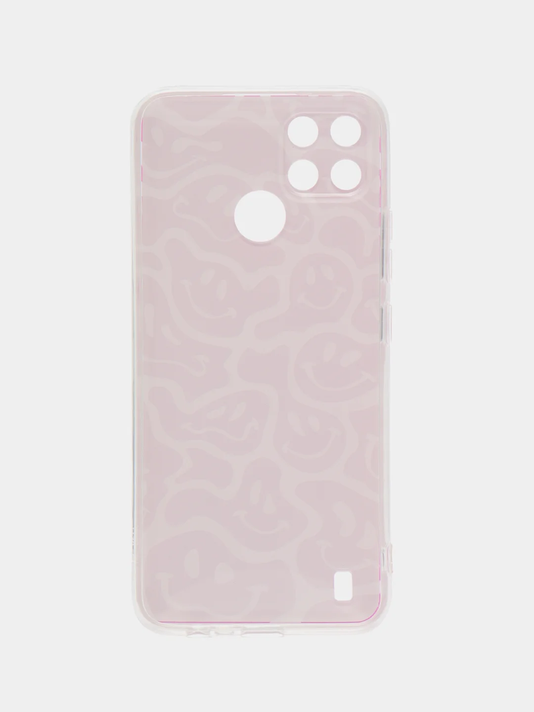 Пудровый чехол на Oppo Realme C21Y/C25Y / Реалми C21Y/C25Y прозрачный, с рисунком, защита камеры