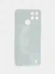 Сиреневый чехол на Oppo Realme C21Y/C25Y / Реалми C21Y/C25Y прозрачный, с рисунком, защита камеры