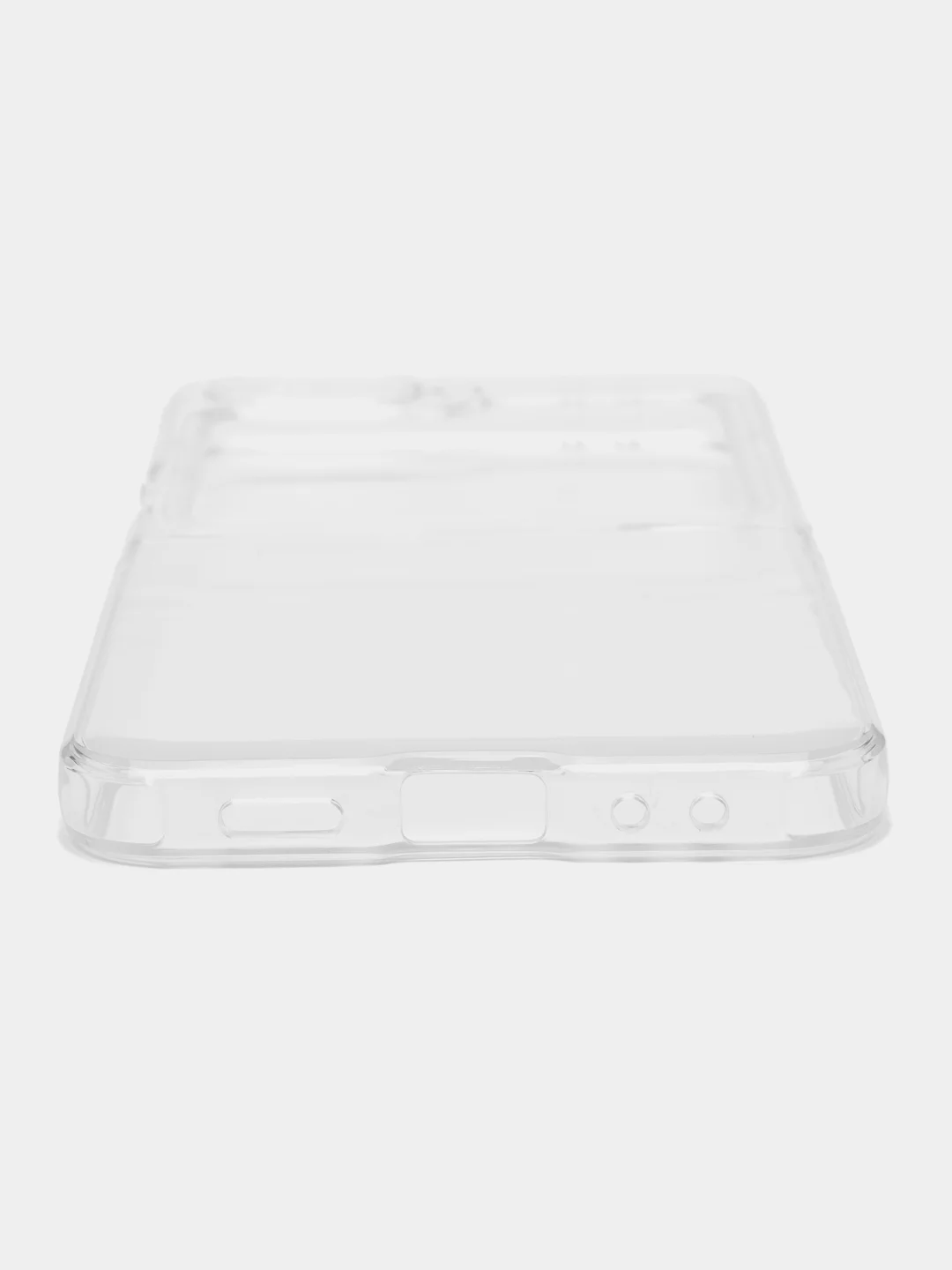 Прозрачный чехол на Samsung Galaxy Z Flip 6 / Самсунг Z Flip 6 прозрачный, с рисунком, защита камеры