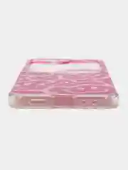 Прозрачный чехол на Samsung Galaxy Z Flip 6 / Самсунг Z Flip 6 прозрачный, с рисунком, защита камеры