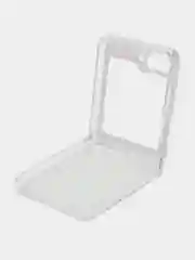 Прозрачный чехол на Samsung Galaxy Z Flip 6 / Самсунг Z Flip 6 прозрачный, с рисунком, защита камеры