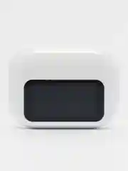 Белый беспроводные наушники с сенсорным экраном