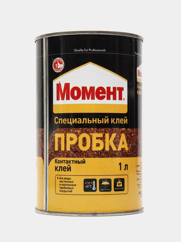 Момент Пробка Контактный клей для пробки, 1 л
