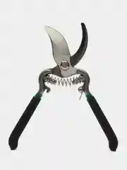 Секатор плоскостной, 8" (20 см), с металлическими ручками