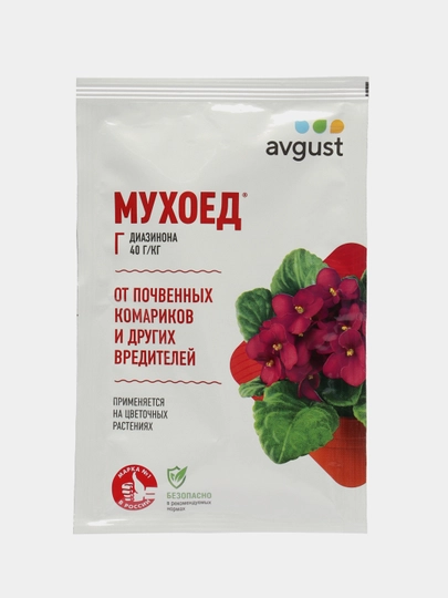 Средство от почвенных мушек и луковой мухи "Август", Мухоед, 10 г