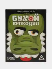Настольная алкогольная игра на объяснение слов Бухой Крокодил, 30 карт, 18+